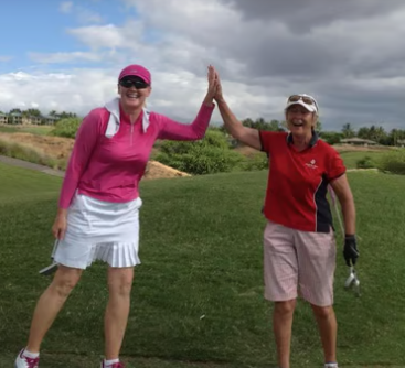 Anne teaching on the course